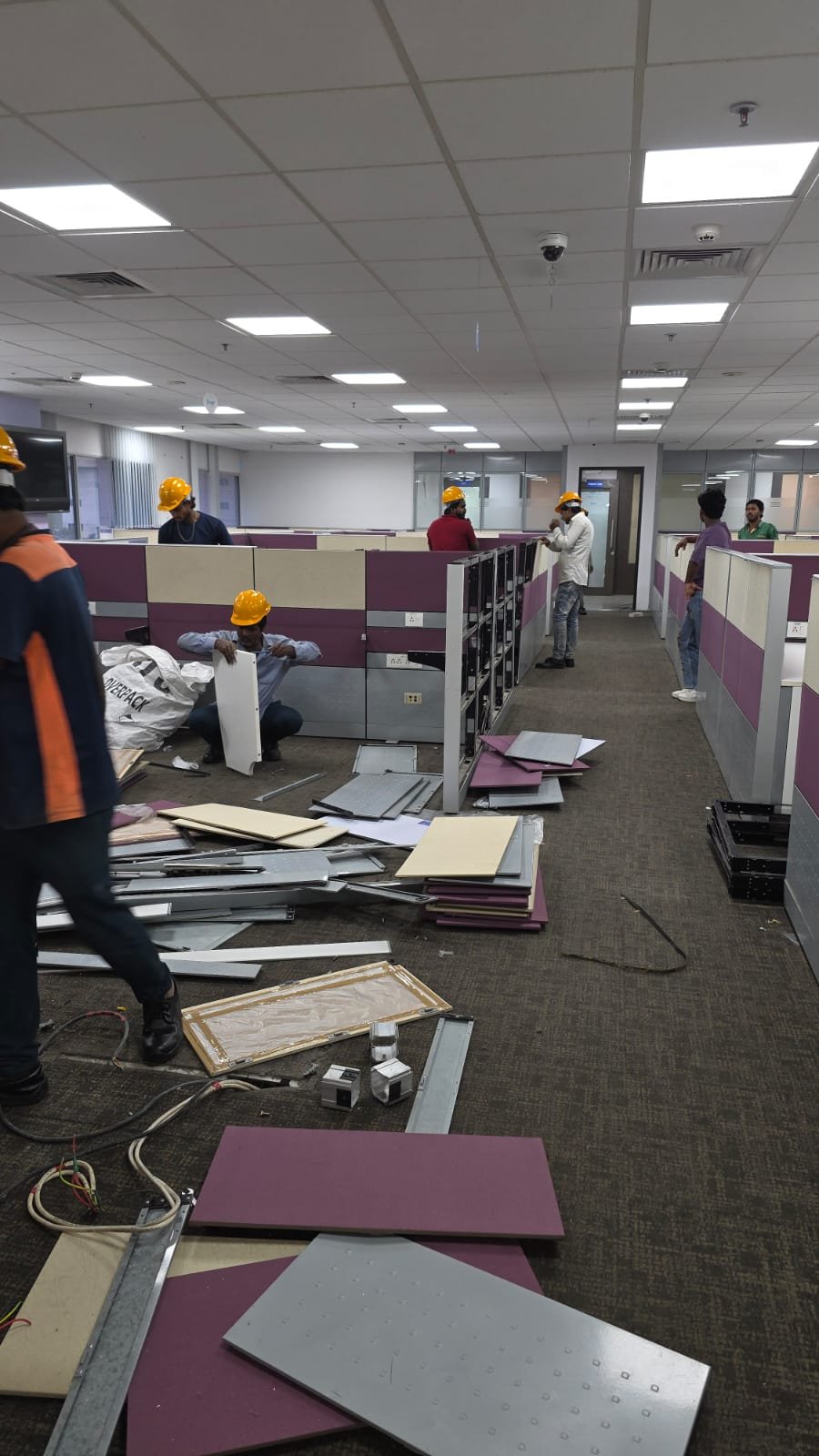 Site cleaning by National Traders in Mumbai